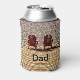 Cottage Adirondack Chairs Dad Can Cooler