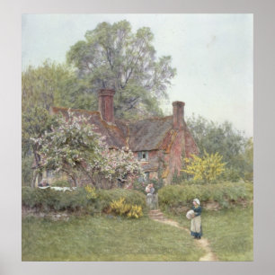 Cottage at Chiddingfold Poster