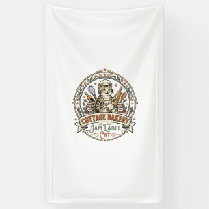 Cottage Bakery Jam Label Cat Cottage Bakery Jam La Banner