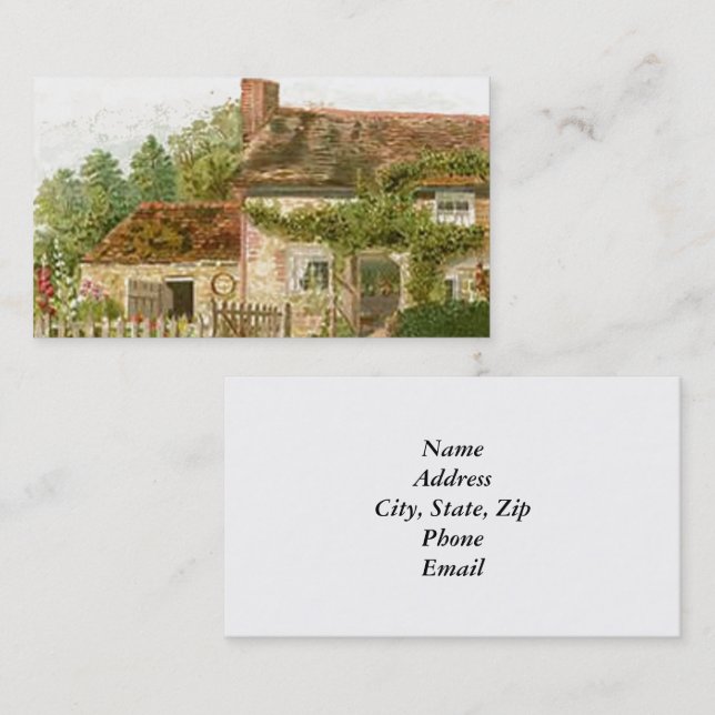 Cottage Business Card (Front/Back)