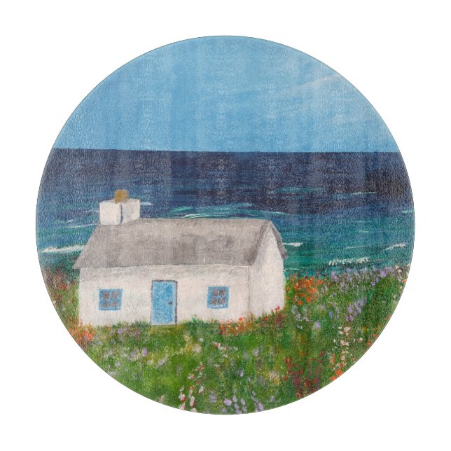Cottage by the sea  cutting board (Front)