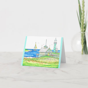 Cottage by the Sea Notecard