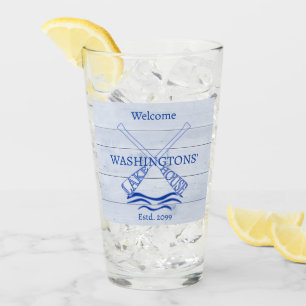 Cottage Cabin Lake House Drinkware Tumbler Glass