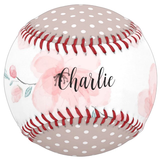 Cottage Charm Collection - Personalised Softball  (Back)