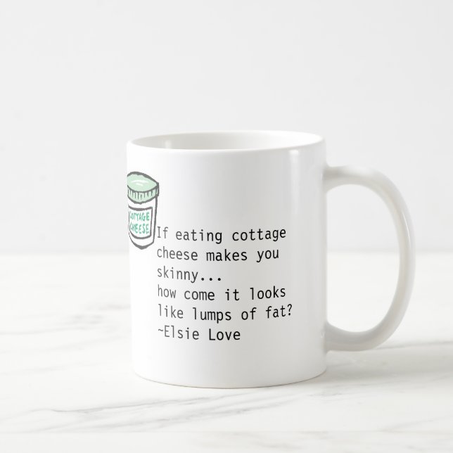 Cottage Cheese Coffee Mug (Right)
