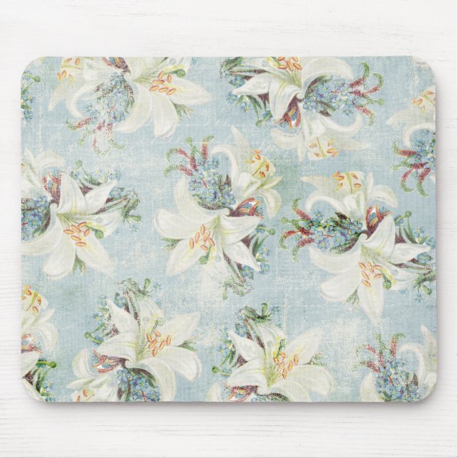Cottage Chic Day Lilies Mouse Mat (Front)
