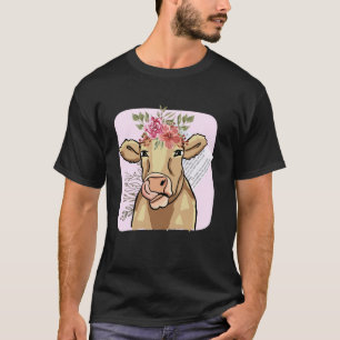 Cottage Core Cow T-Shirt