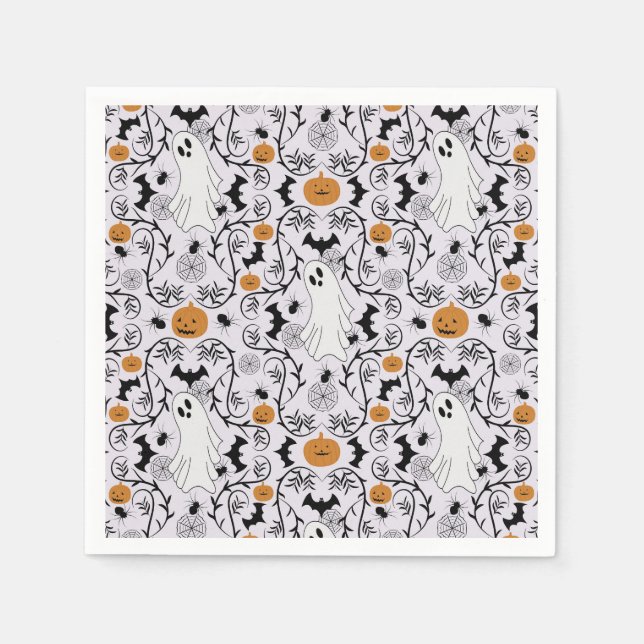 Cottage core Halloween Napkin (Front)