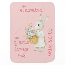 Cottage Core Pink Yellow Jesus Bunny Balloons