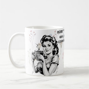 Cottage Core Wild Flower Mommin' Ain't Easy  Coffee Mug