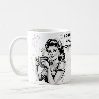Cottage Core Wild Flower Mommin' Ain't Easy Coffee Mug