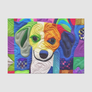 Cottage Country Quilt - Beagle Puppy Tissue Paper