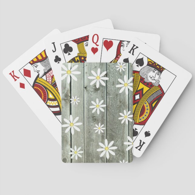 Cottage Daisy Playing Cards (Back)