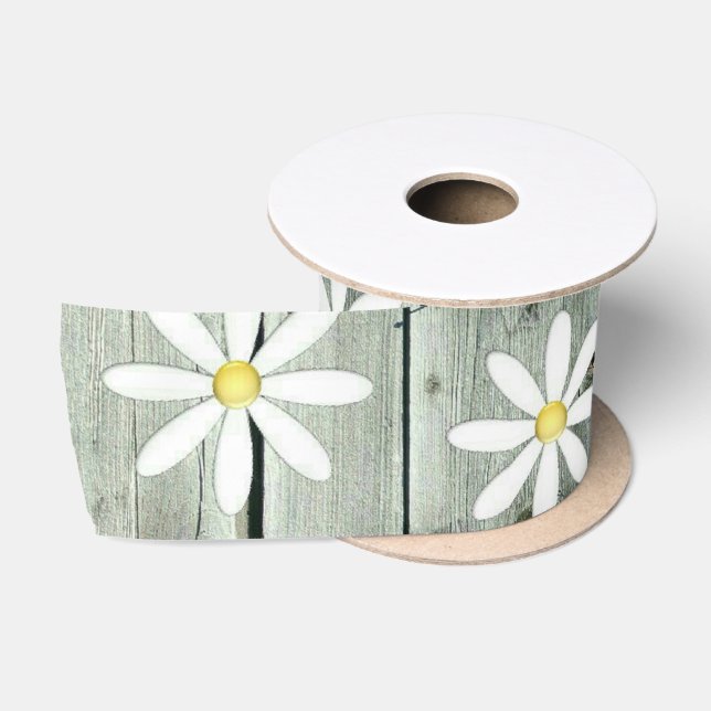 Cottage Daisy Satin Ribbon (Spool)