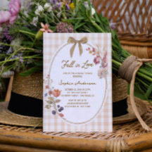 Cottage Fall in Love Gingham Bridal Shower