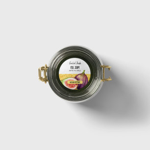 Cottage Fig Jam Lid Label Sticker