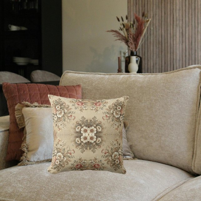 Cottage Floral Traditions Cushion (Creator Uploaded)
