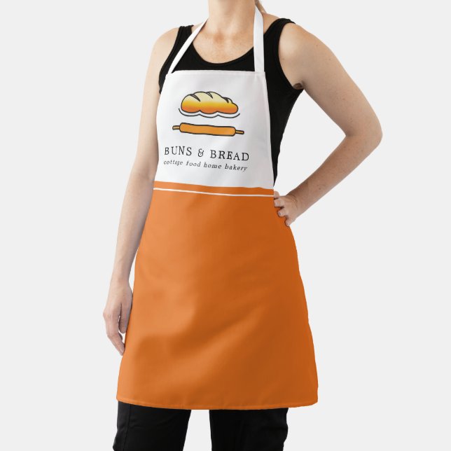 Cottage Food Home Bakery Bread Logo Apron (Insitu)
