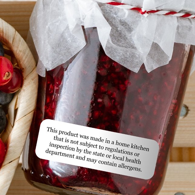 Cottage Food Law Label (Creator Uploaded)