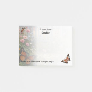 Cottage Garden • Butterflies & Blooms Post-it Notes