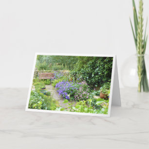 Cottage garden card
