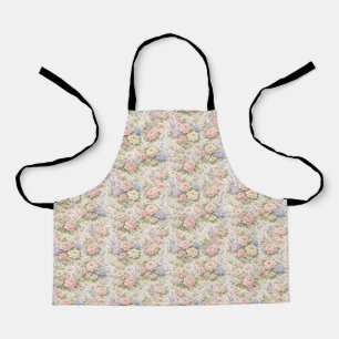 Cottage Garden Floral Pattern Apron