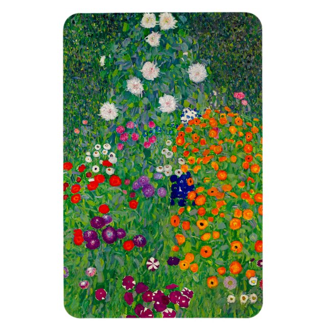 Cottage Garden Gustav Klimt Magnet (Vertical)