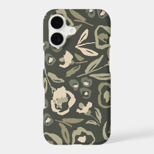 Cottage Garden Hand-Drawn Bold Inky Floral Pattern