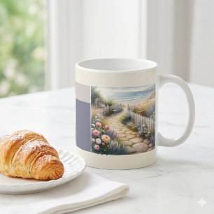 Cottage Garden Path to the Sea Coffee Mug