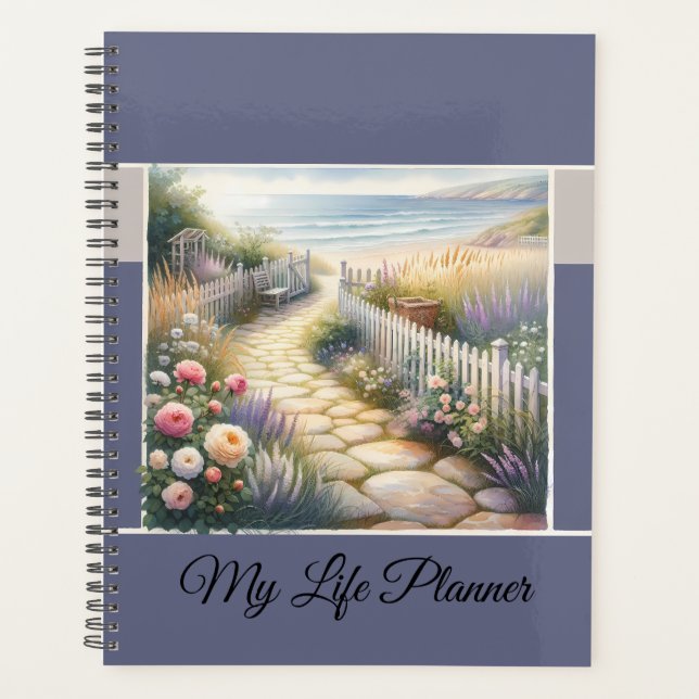 Cottage Garden Path to the Sea Planner (Front)