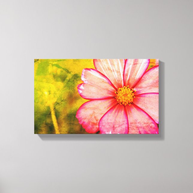 Cottage garden, Rosalinde Canvas Print (Front)