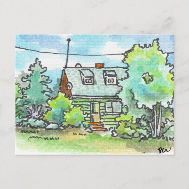 Cottage House on 89 Postcard (Front)