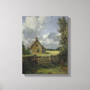 Cottage in a Cornfield, 1833 Canvas Print