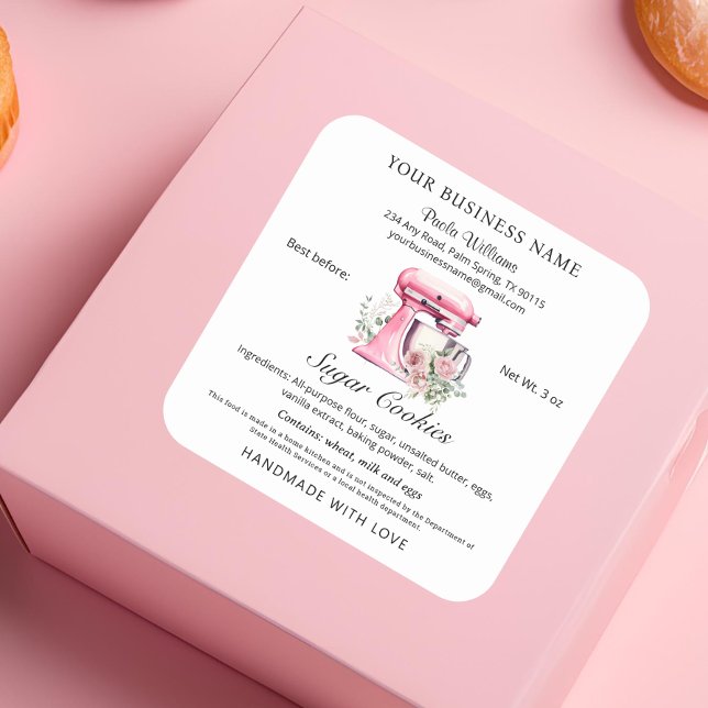 Cottage Law Food Bakery Label (Creator Uploaded)