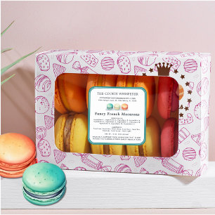 Cottage Law Home Bakery Ingredients Allergens Square Sticker