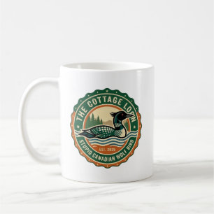 Cottage Loon Stupid Canadian Wolf Bird Coffee Mug