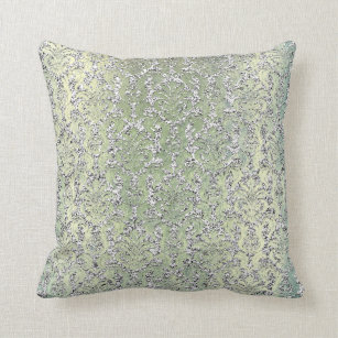 Green and outlet silver cushions