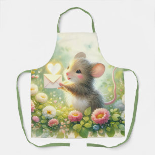 Cottage Mouse Love Letter Meadow Apron