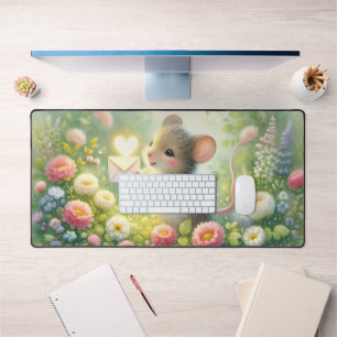 Cottage Mouse Love Letter Meadow Desk Mat