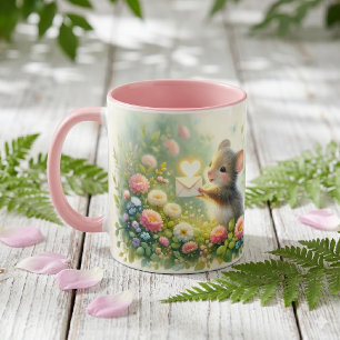 Cottage Mouse Love Letter Meadow Mug