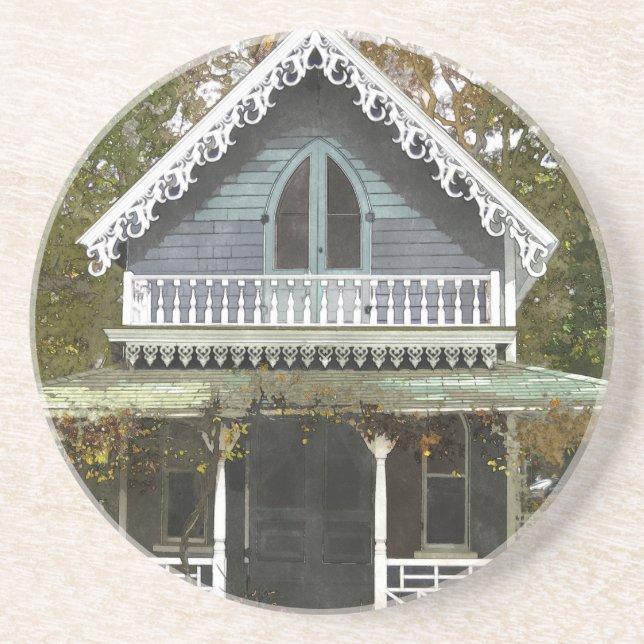 Cottage on Martha's Vineyard Coaster (Front)