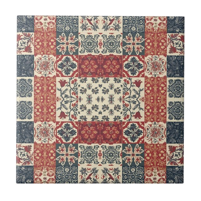 Cottage Quilt Tile (Front)