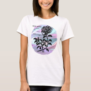 Cottage Rose Magic on Pastel T-Shirt