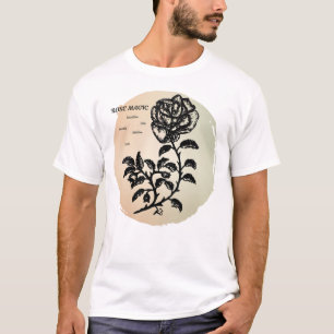 Cottage Rose Magic on Peach T-Shirt