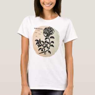 Cottage Rose Magic on Peach T-Shirt