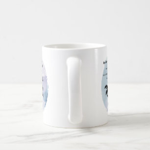 Cottage Rose of Love on Blue Coffee Mug