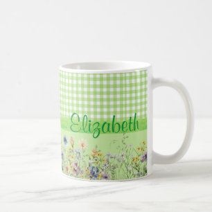 Cottage Style Wildflowers Coffee Mug
