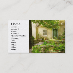 Cottage - Welcome to my cottage Business Card