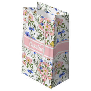 Cottage Wildflower Yoga Gift Small Gift Bag