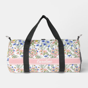 Cottage Wildflower Yoga Journey Duffle Bag